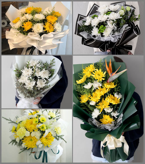 河南南阳邓州市刘集镇何冲村白事花束代送
